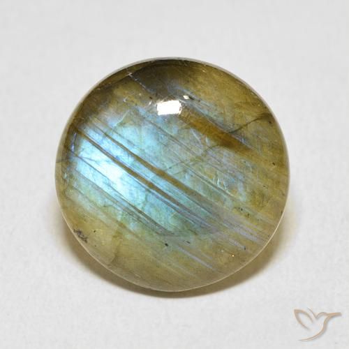 7.10ct 자연스러운 다색 조회 장석, 둥근, 투명한