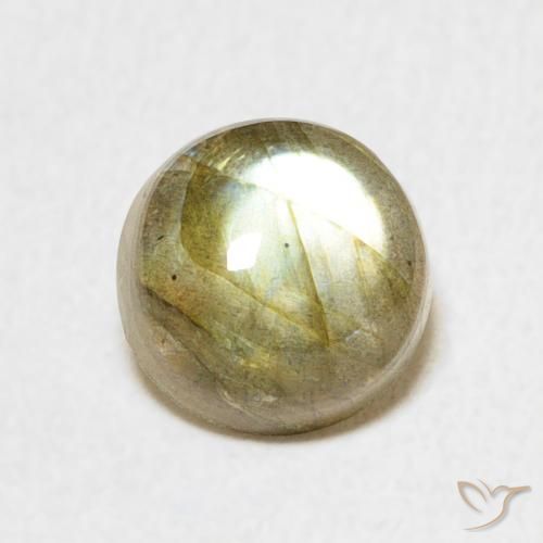 1.64ct 자연스러운 다색 조회 장석, 둥근, 투명한