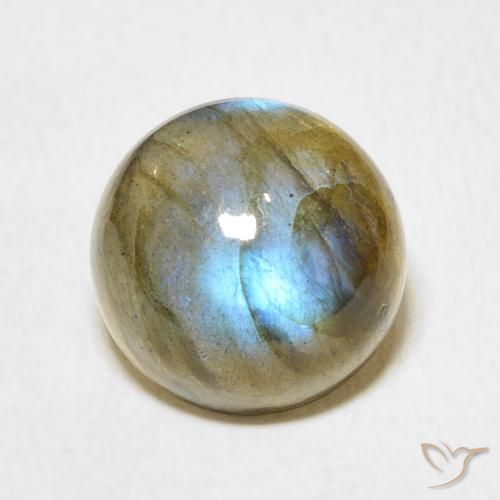 6.22ct 자연스러운 다색 조회 장석, 둥근, 투명한