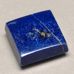 4.52캐럿 천연 로열 블루 라피스 라줄리, 스퀘어, 10.2×9.9 mm, 불투명체