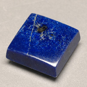 4.52캐럿 천연 로열 블루 라피스 라줄리, 스퀘어, 10.2×9.9 mm, 불투명체