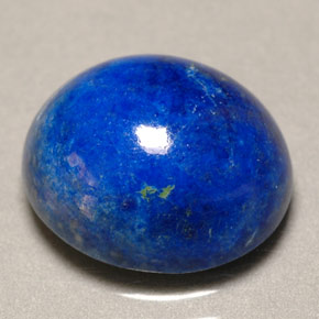 5.83캐럿 천연 로열 블루 라피스 라줄리, 타원형 컷, 12.3×10.8 mm, 불투명체