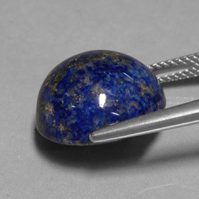 14.66캐럿 천연 로열 블루 라피스 라줄리, 라운드 컷, 14.22 mm, 불투명체