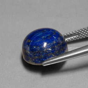 11.93캐럿 천연 로열 블루 라피스 라줄리, 라운드 컷, 12.31 mm, 불투명체