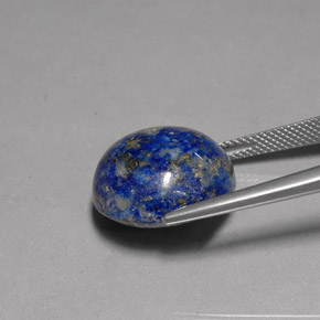 23.99캐럿 천연 로열 블루 라피스 라줄리, 라운드 컷, 16.73 mm, 불투명체