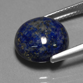 8.29캐럿 천연 로열 블루 라피스 라줄리, 라운드 컷, 12.19 mm, 불투명체
