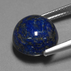 10.42캐럿 천연 로열 블루 라피스 라줄리, 라운드 컷, 11.90 mm, 불투명체