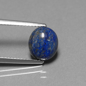 2.30캐럿 천연 로열 블루 라피스 라줄리, 타원형 컷, 9.1×8 mm, 불투명체