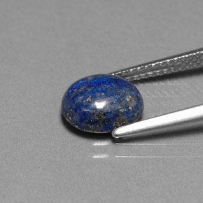2.30캐럿 천연 로열 블루 라피스 라줄리, 타원형 컷, 9.1×8 mm, 불투명체