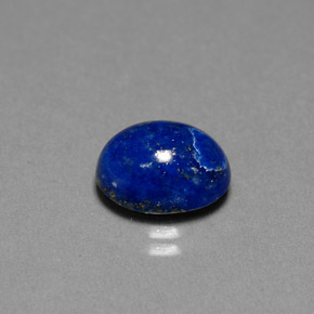 3.74캐럿 천연 로열 블루 라피스 라줄리, 타원형 컷, 10.8×8.5 mm, 불투명체