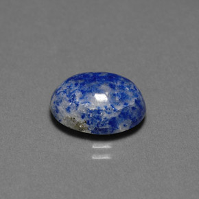 4.59캐럿 천연 로열 블루 라피스 라줄리, 타원형 컷, 12.2×9.5 mm, 불투명체