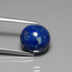 6.65캐럿 천연 로열 블루 라피스 라줄리, 라운드 컷, 11.35 mm, 불투명체