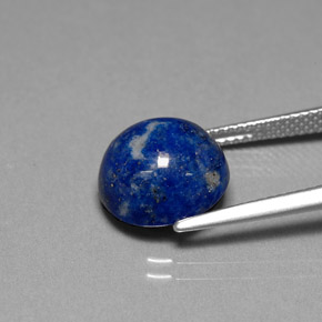 6.65캐럿 천연 로열 블루 라피스 라줄리, 라운드 컷, 11.35 mm, 불투명체