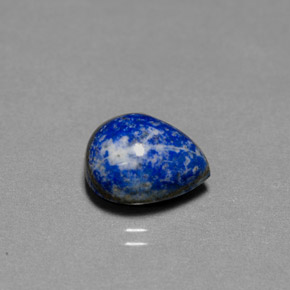 5.40캐럿 천연 로열 블루 라피스 라줄리, 배 모양, 12.2×9.9 mm, 불투명체