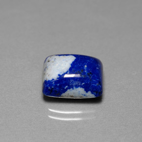 6.92캐럿 천연 로열 블루 라피스 라줄리, 바게트, 12.2×10.1 mm, 불투명체