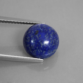 4.91캐럿 천연 로열 블루 라피스 라줄리, 라운드 컷, 10.04 mm, 불투명체