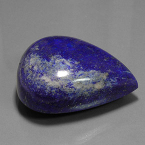 266.50캐럿 천연 로열 블루 라피스 라줄리, 배 모양, 46.5×37.8 mm, 불투명체