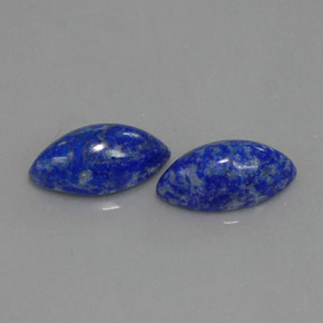 캐럿 천연 로열 블루 라피스 라줄리 보석, 마퀴즈, 11.7×6.2 mm, 불투명체