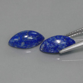 캐럿 천연 로열 블루 라피스 라줄리 보석, 마퀴즈, 11.7×6.2 mm, 불투명체