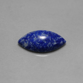 1.60캐럿 천연 로열 블루 라피스 라줄리, 마퀴즈, 11.7×6.5 mm, 불투명체