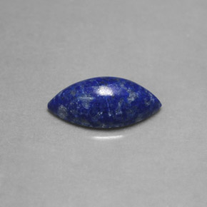 1.54캐럿 천연 로열 블루 라피스 라줄리, 마퀴즈, 11.1×5.6 mm, 불투명체