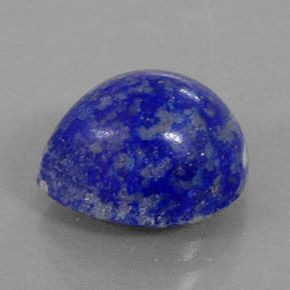 3.51캐럿 천연 로열 블루 라피스 라줄리, 배 모양, 10×8.2 mm, 불투명체