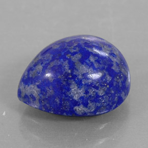 4.49캐럿 천연 로열 블루 라피스 라줄리, 배 모양, 11.2×9.1 mm, 불투명체