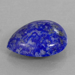 2.72캐럿 천연 로열 블루 라피스 라줄리, 배 모양, 11.3×9.1 mm, 불투명체