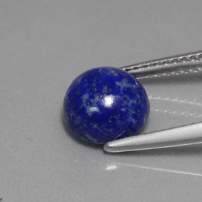 2.66캐럿 천연 로열 블루 라피스 라줄리, 라운드 컷, 8.18 mm, 불투명체