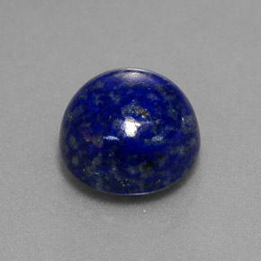 2.73캐럿 천연 로열 블루 라피스 라줄리, 라운드 컷, 8.06 mm, 불투명체