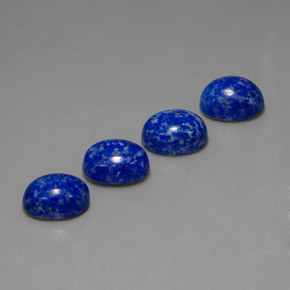 캐럿 천연 로열 블루 라피스 라줄리 보석, 타원형 컷, 9.1×7.2 mm, 불투명체