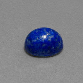 2.91캐럿 천연 로열 블루 라피스 라줄리, 타원형 컷, 9.2×7.2 mm, 불투명체