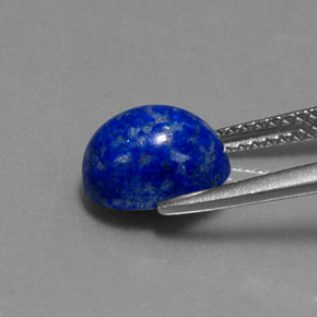 2.91캐럿 천연 로열 블루 라피스 라줄리, 타원형 컷, 9.2×7.2 mm, 불투명체