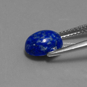 2.17캐럿 천연 로열 블루 라피스 라줄리, 타원형 컷, 8.7×7 mm, 불투명체