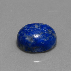 3.70캐럿 천연 로열 블루 라피스 라줄리, 타원형 컷, 10×8.2 mm, 불투명체