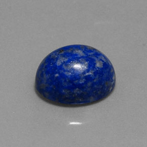 3.46캐럿 천연 로열 블루 라피스 라줄리, 타원형 컷, 10×8.1 mm, 불투명체