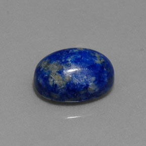 2.92캐럿 천연 로열 블루 라피스 라줄리, 타원형 컷, 10×8.1 mm, 불투명체