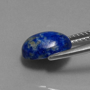 2.92캐럿 천연 로열 블루 라피스 라줄리, 타원형 컷, 10×8.1 mm, 불투명체