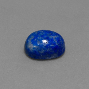 2.50캐럿 천연 로열 블루 라피스 라줄리, 타원형 컷, 8.9×7.1 mm, 불투명체