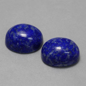 캐럿 천연 로열 블루 라피스 라줄리 보석, 타원형 컷, 8.9×7.1 mm, 불투명체