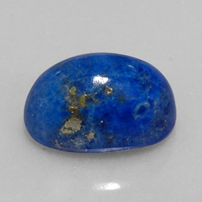 5.85캐럿 천연 로열 블루 라피스 라줄리, 타원형 컷, 12.5×8.1 mm, 불투명체