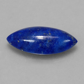 2.84캐럿 천연 로열 블루 라피스 라줄리, 마퀴즈, 14.6×7 mm, 불투명체