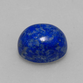 4.08캐럿 천연 로열 블루 라피스 라줄리, 타원형 컷, 10.1×8.1 mm, 불투명체