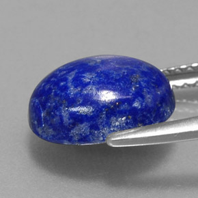 3.13캐럿 천연 로열 블루 라피스 라줄리, 타원형 컷, 10.2×8.2 mm, 불투명체