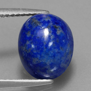 4.27캐럿 천연 로열 블루 라피스 라줄리, 타원형 컷, 10.1×8.2 mm, 불투명체