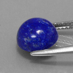 3.59캐럿 천연 로열 블루 라피스 라줄리, 라운드 컷, 9.22 mm, 불투명체