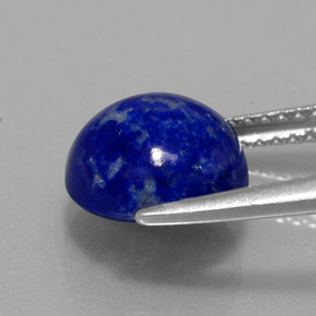 3.48캐럿 천연 로열 블루 라피스 라줄리, 라운드 컷, 9.08 mm, 불투명체