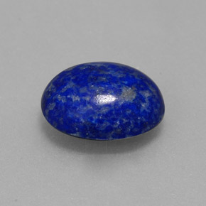 3.12캐럿 천연 로열 블루 라피스 라줄리, 타원형 컷, 10.8×8.8 mm, 불투명체