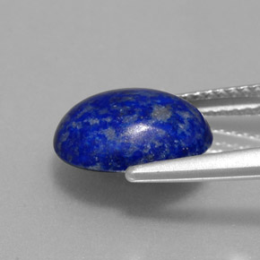 3.12캐럿 천연 로열 블루 라피스 라줄리, 타원형 컷, 10.8×8.8 mm, 불투명체