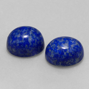 캐럿 천연 로열 블루 라피스 라줄리 보석, 타원형 컷, 10×8.1 mm, 불투명체
